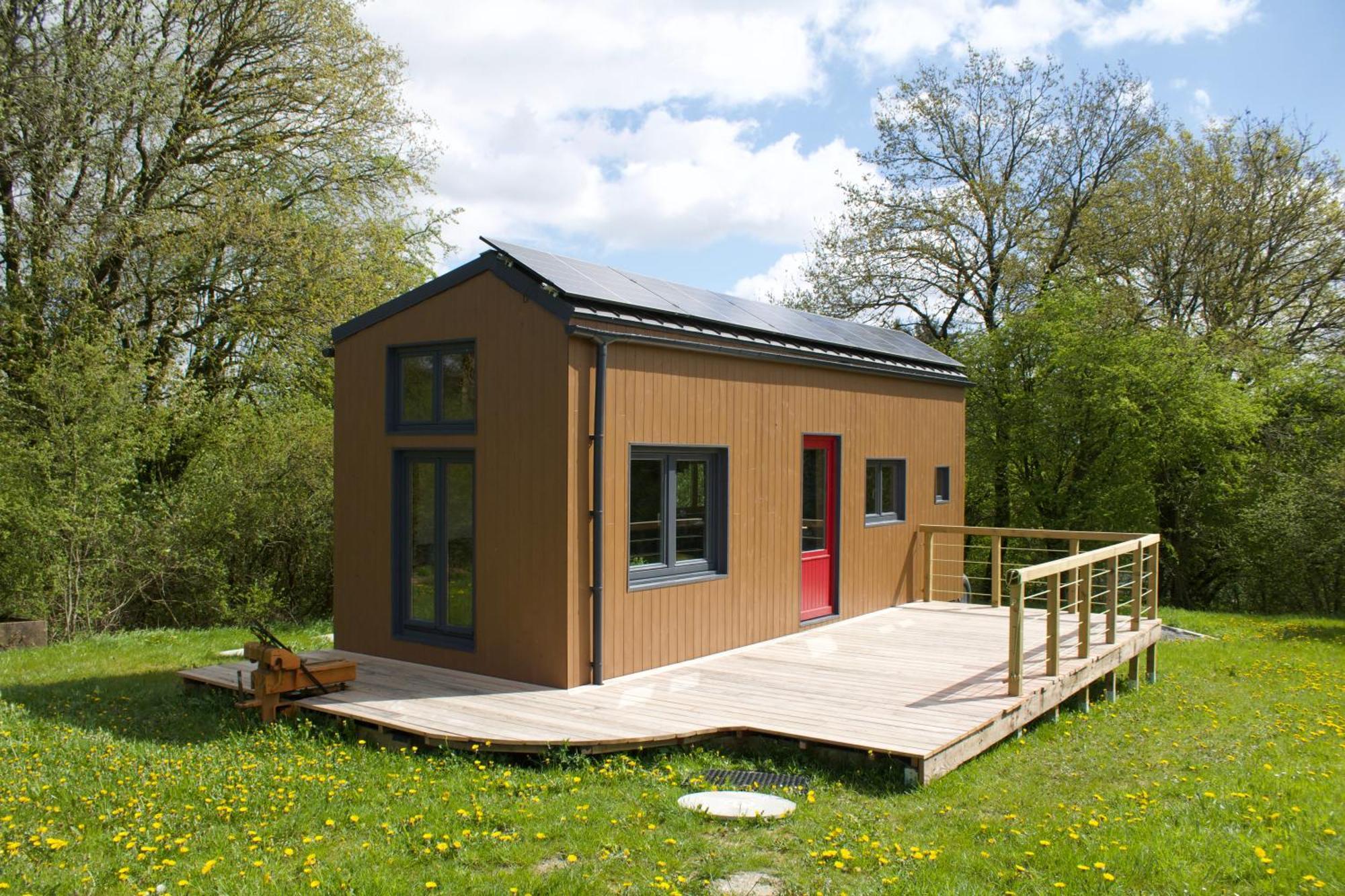 Tiny House Les Jours Heureux Sejour Nature Pres De Dinant Et Des Lacs De L Eau D Heure Villers-le-Gambon Exterior foto